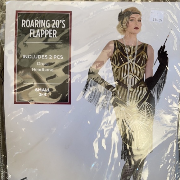 Roaring 20’s Flapper Adult Costume! New! - Picture 4 of 10